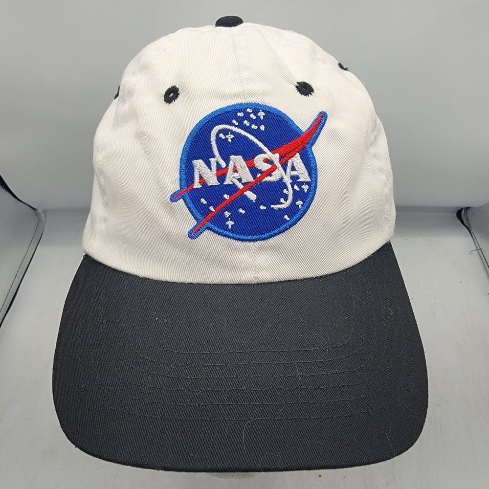 Nasa Kids Hat Cap White Halloween 56 CM Adjustable Space Comfort Casusal